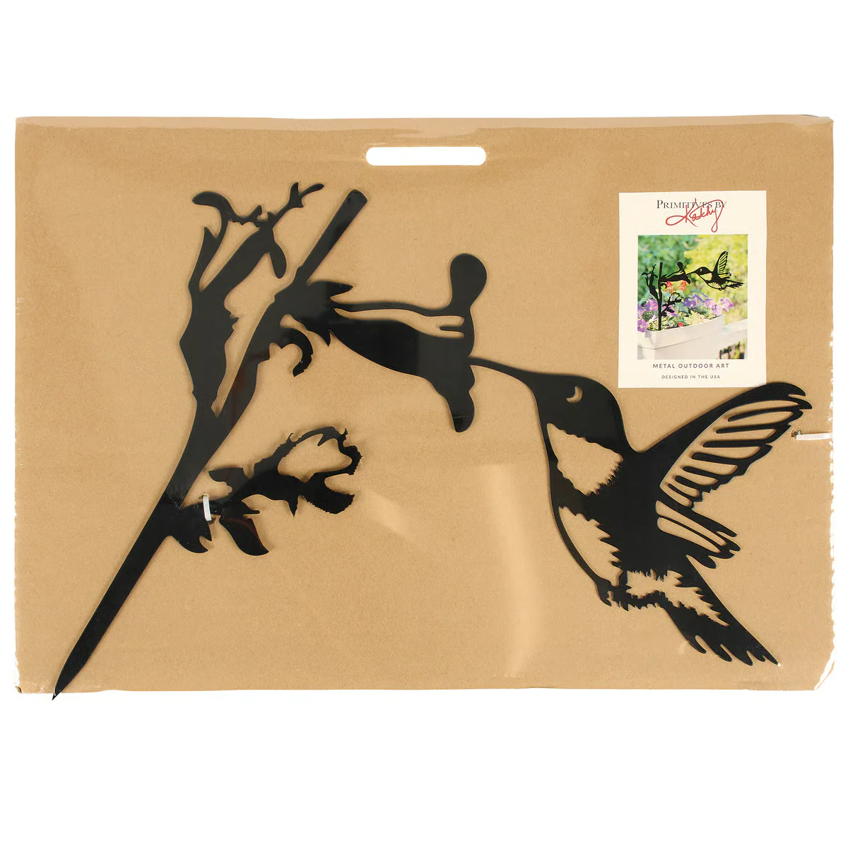 Hummingbird Metal Outdoor Art - Image 4