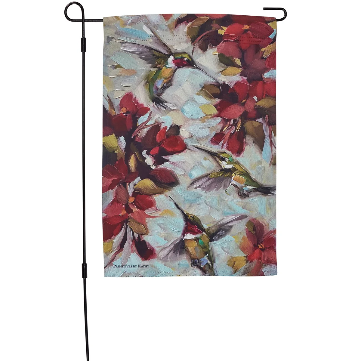๐ Hummingbirds and Blooms Garden Flag