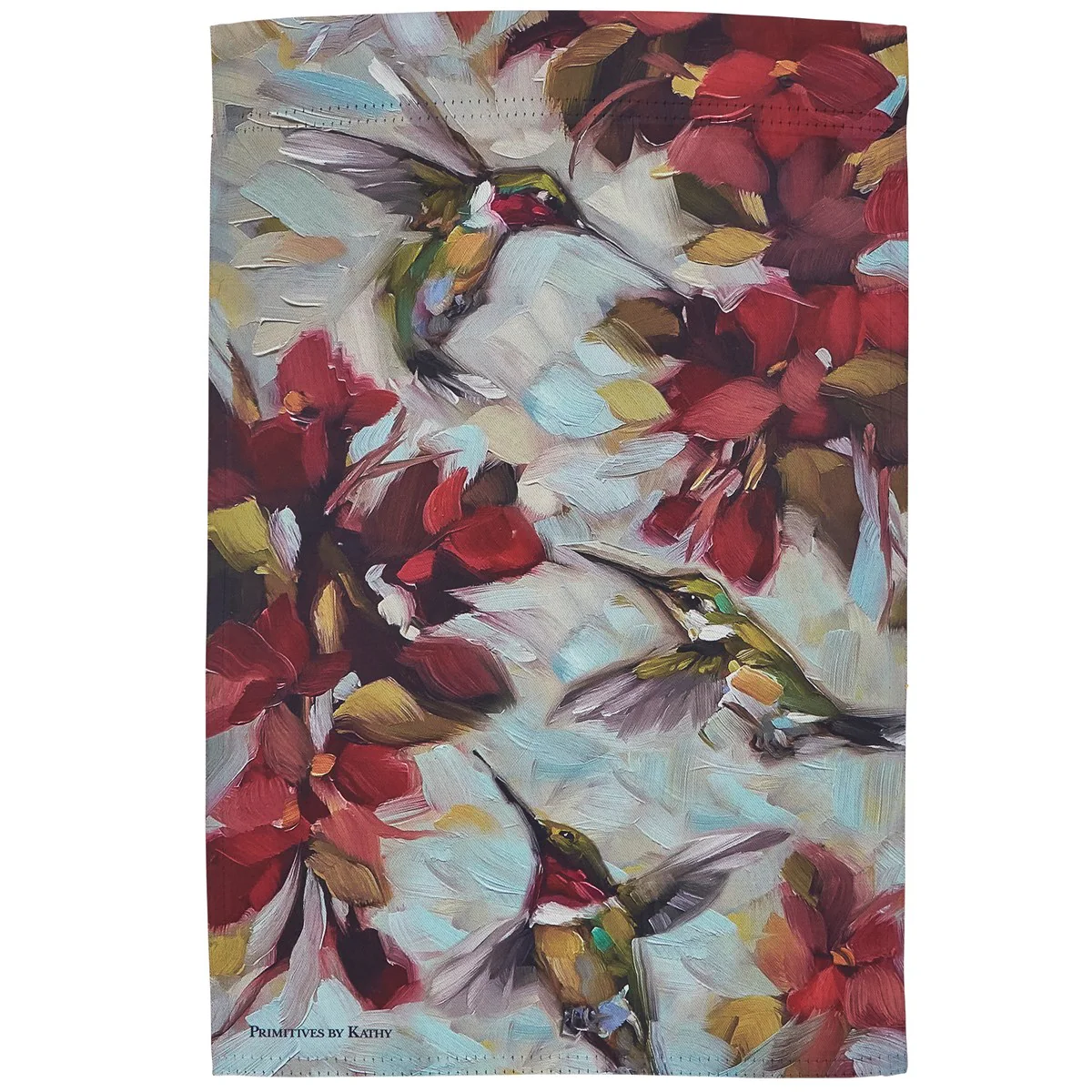 ๐ Hummingbirds and Blooms Garden Flag - Image 3