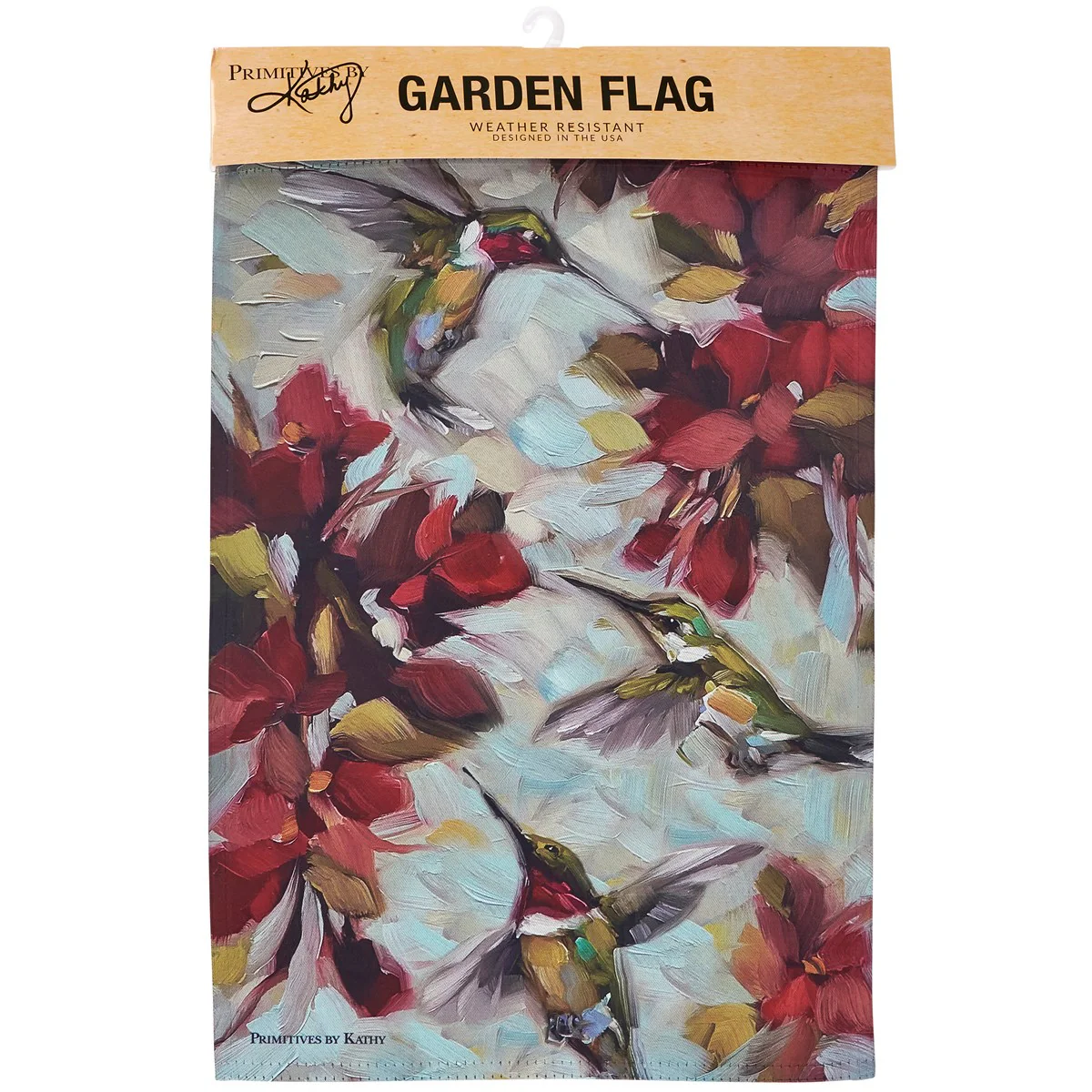 ๐ Hummingbirds and Blooms Garden Flag - Image 4