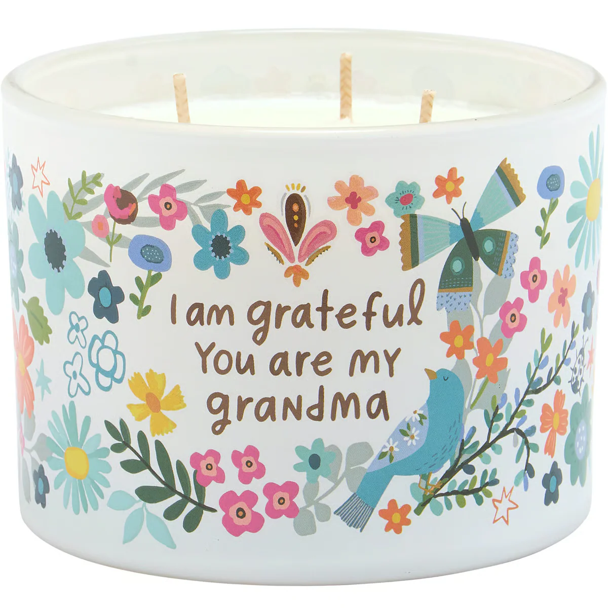 I Am Grateful You Are My Grandma 14 oz Jar Candle - Image 2