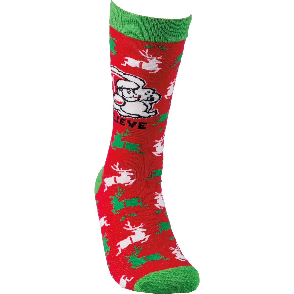 I Believe Christmas Santa Novelty Socks - Image 2
