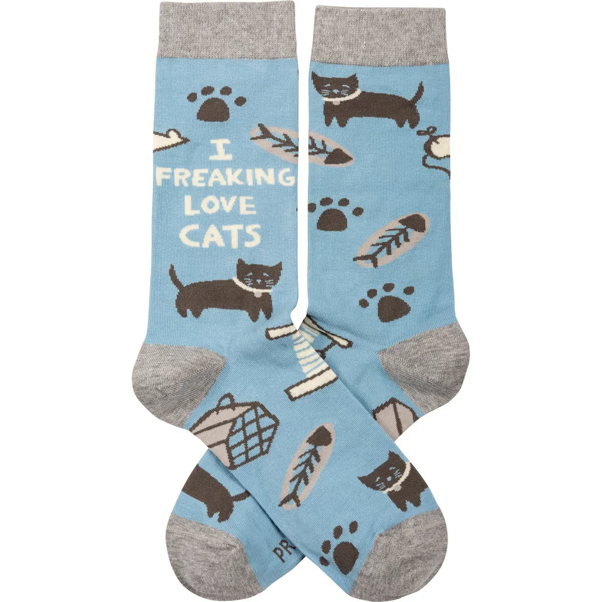 I Freaking Love Cats Socks - Image 3