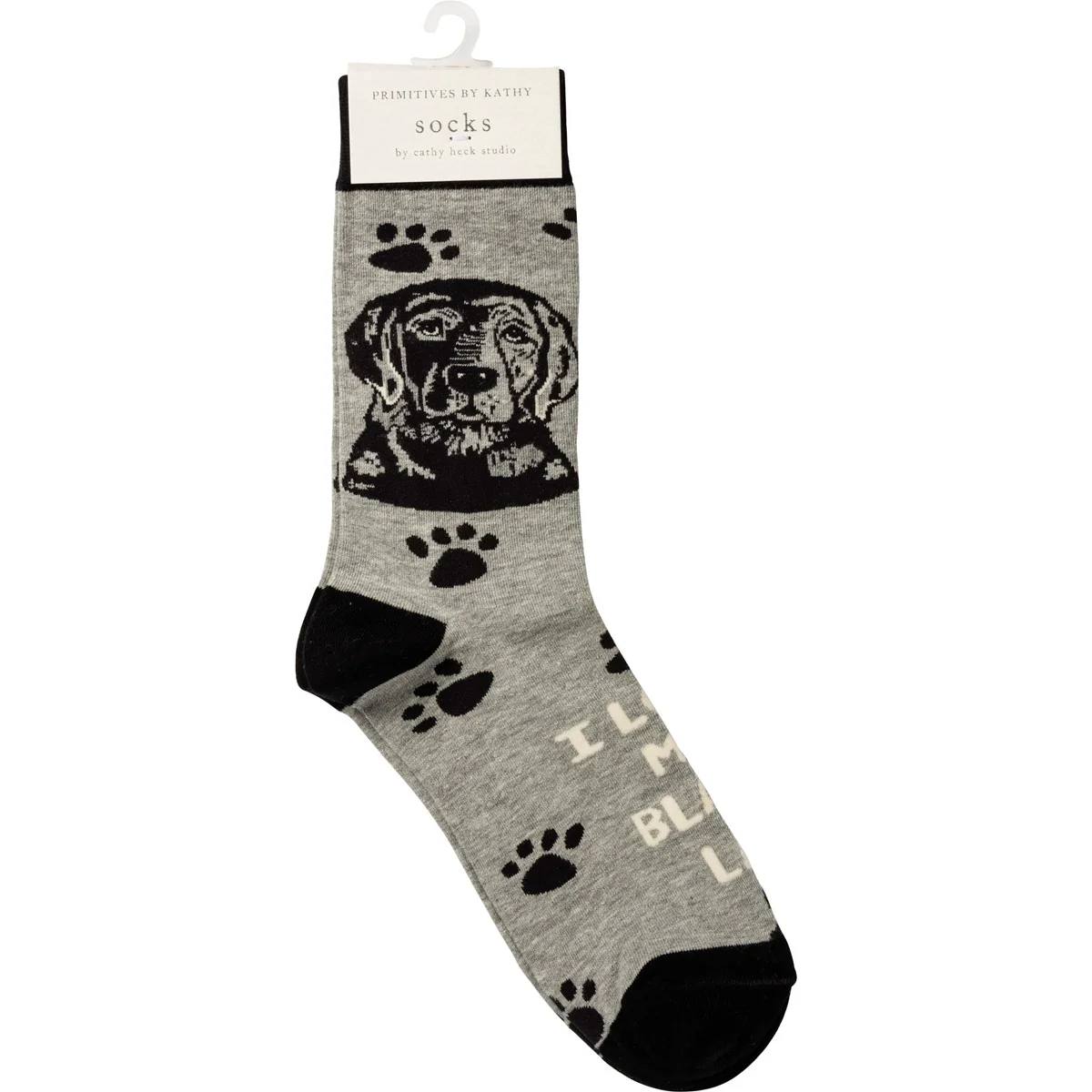 Surprise Me Sale 🤭 I Love My Black Lab Unisex Fun Socks - Image 4