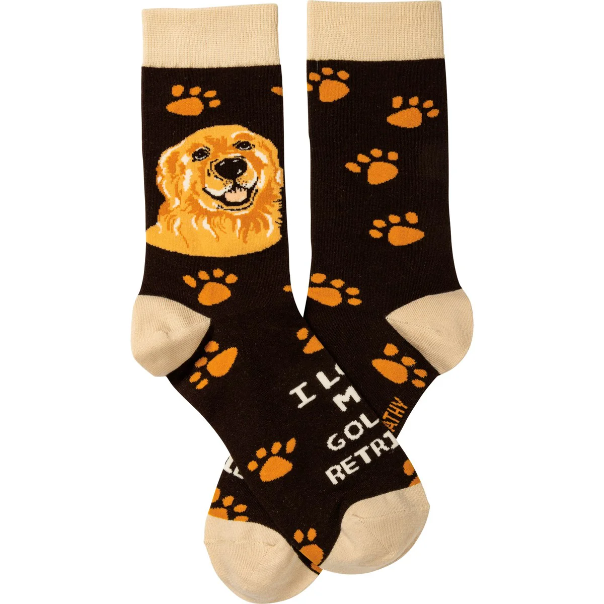 ๐ I Love My Golden Retriever Unisex Fun Socks - Image 2