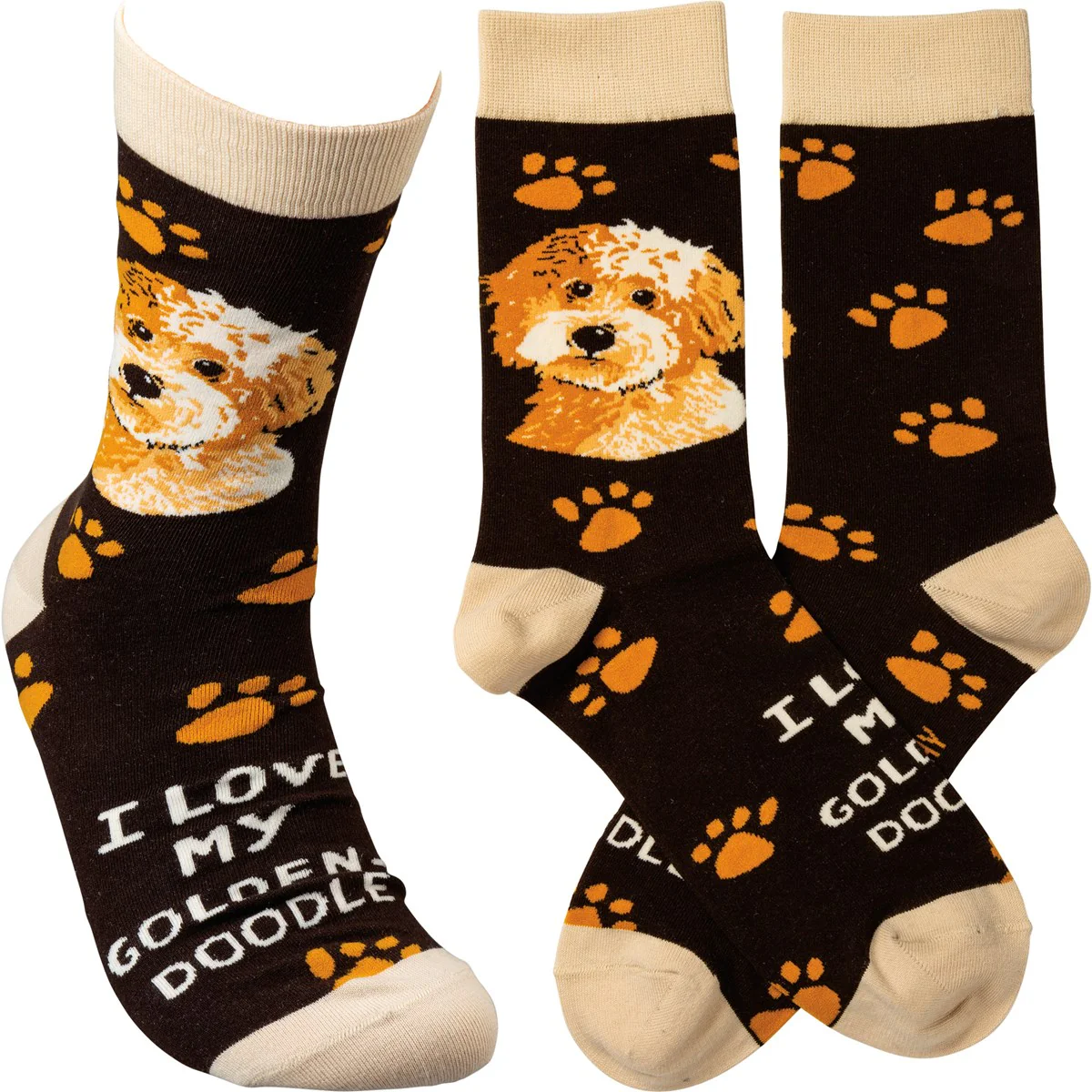 💙 I Love My Goldendoodle Unisex Fun Socks