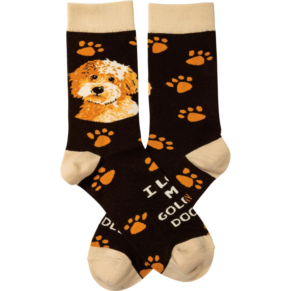 💙 I Love My Goldendoodle Unisex Fun Socks - Image 2