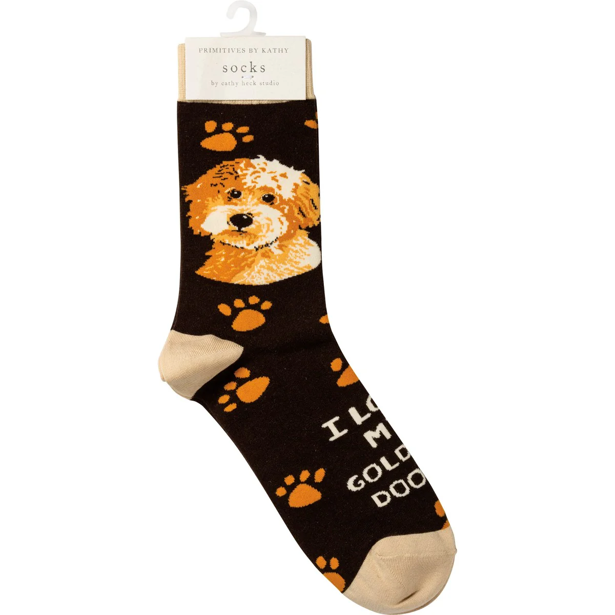 💙 I Love My Goldendoodle Unisex Fun Socks - Image 4