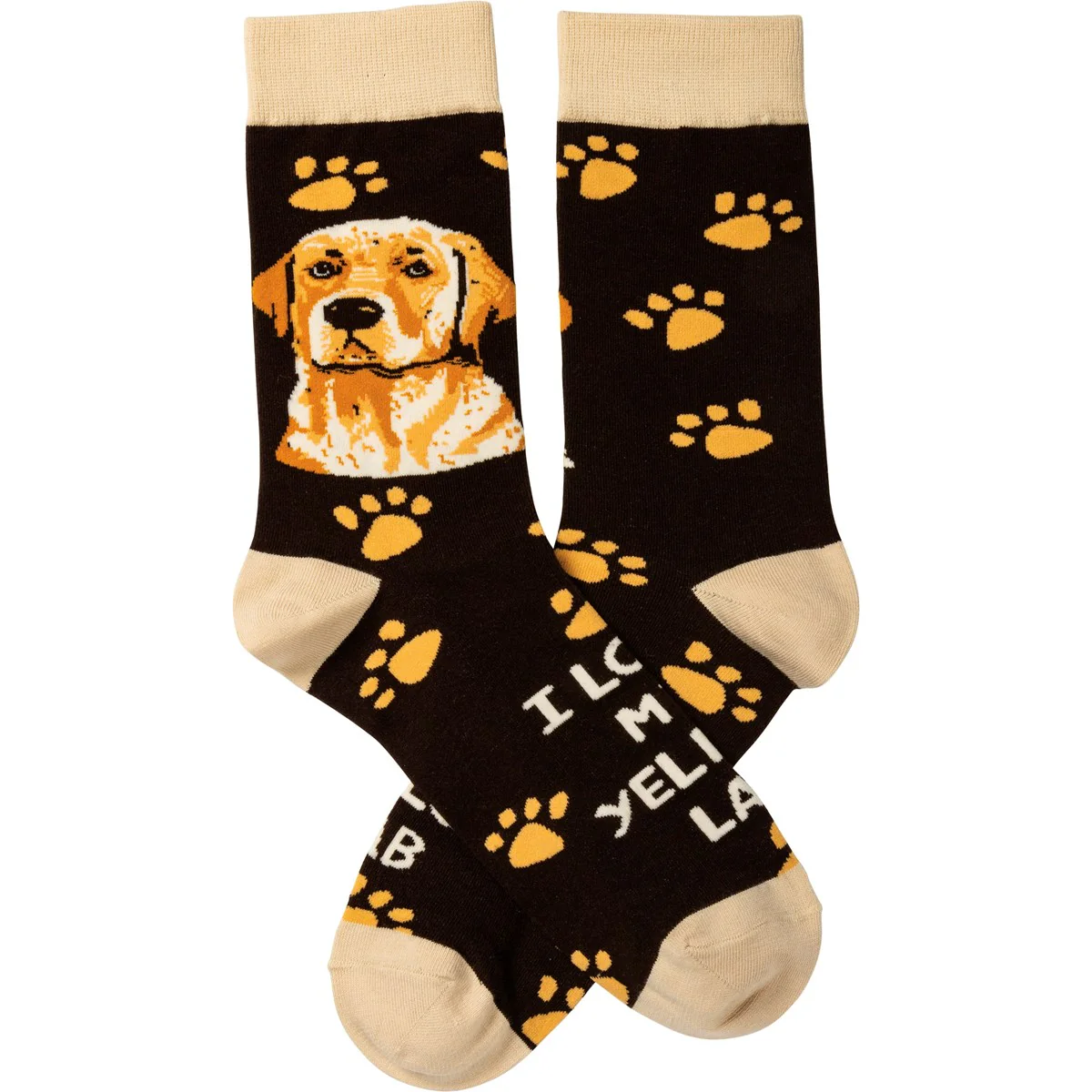๐ I Love My Yellow Lab Unisex Fun Socks - Image 2