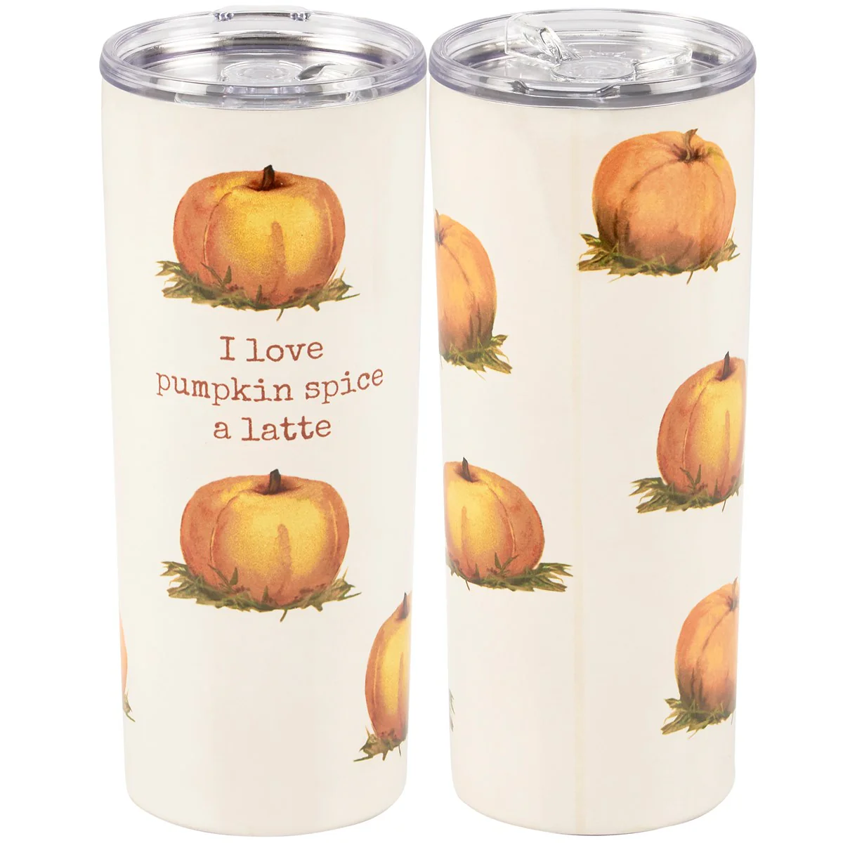 Surprise Me Sale 🤭 I Love Pumpkin Spice A Latte 20 oz Coffee Tumbler - Image 2