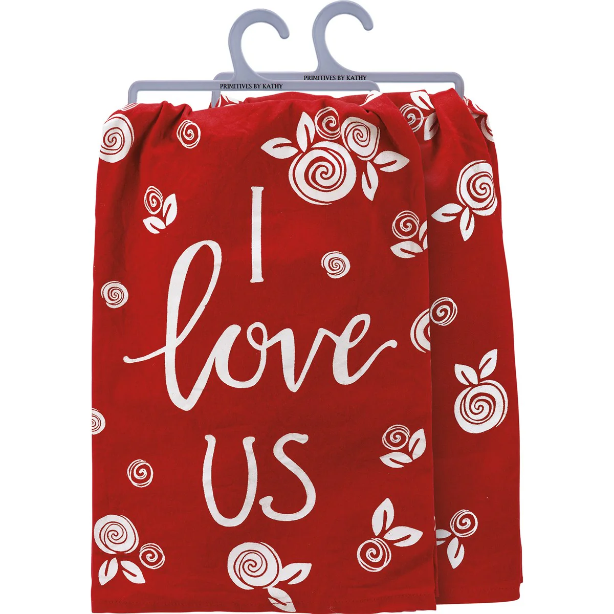 ๐ I Love Us Roses Red Kitchen Towel - Image 2