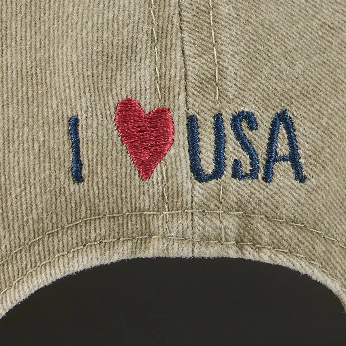 ๐ I Love USA Flag Heart Baseball Cap - Image 5