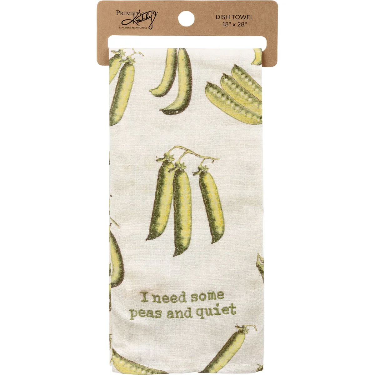 ๐ I Need Some Peas And Quiet Kitchen Towel
