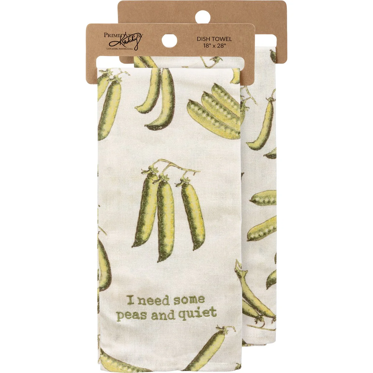 ๐ I Need Some Peas And Quiet Kitchen Towel - Image 2