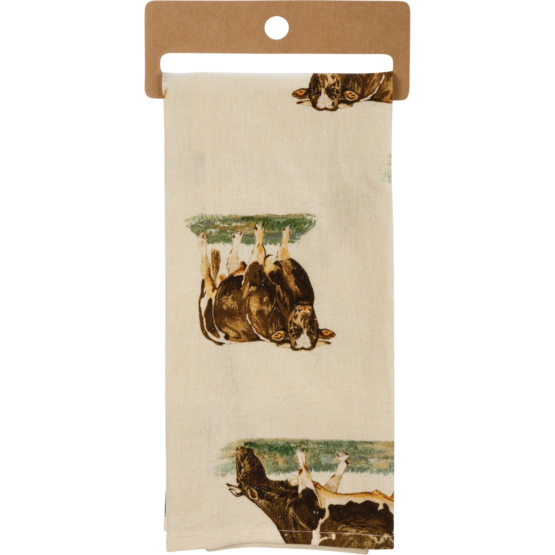💙 I Play Well With Udders Cow Kitchen Towel - Image 3