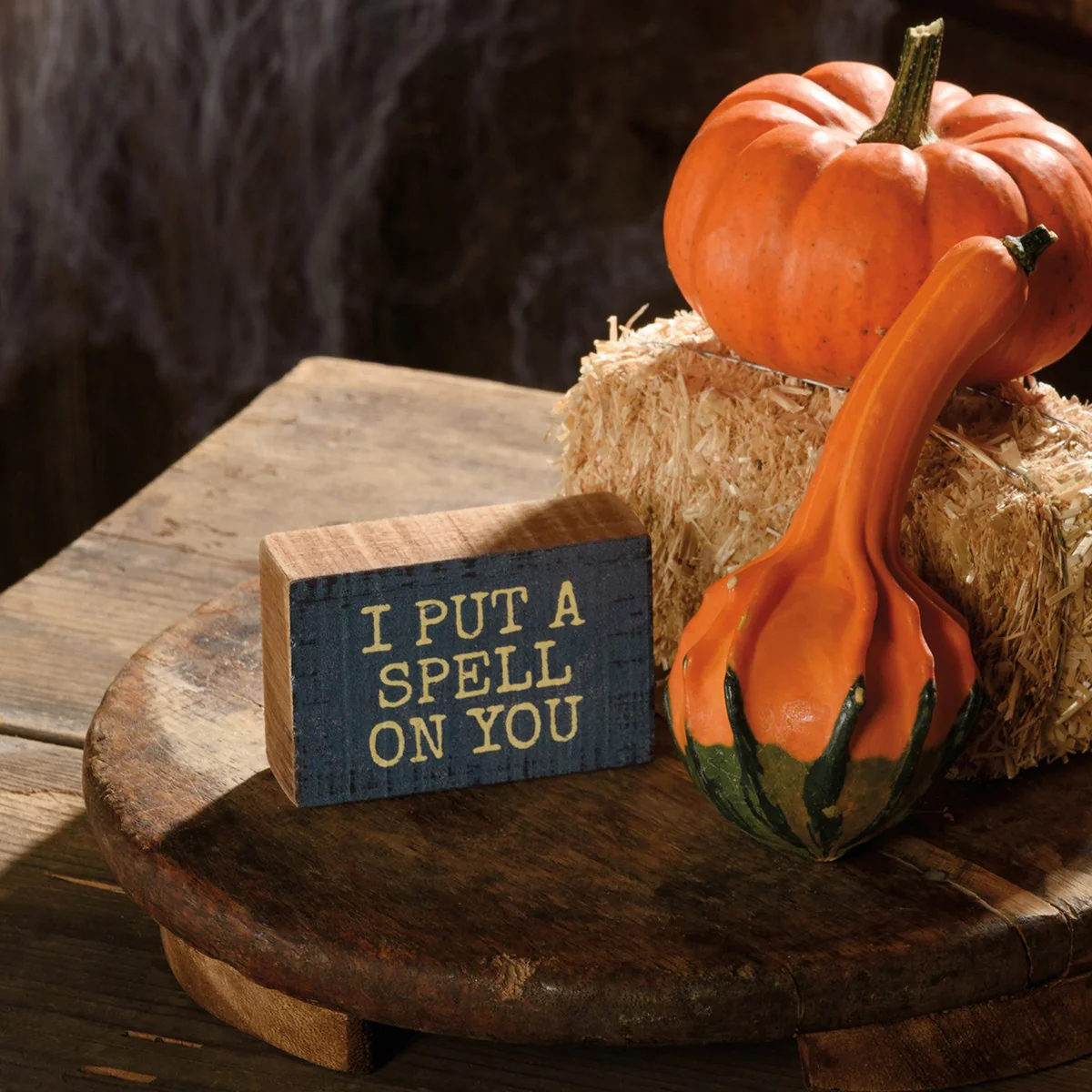 ๐ I Put A Spell On You Mini 3" Block Sign - Image 2