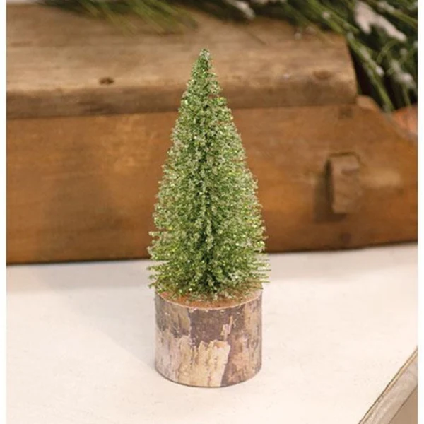 ๐ Iced Foxtail 6" Faux Pine Tree