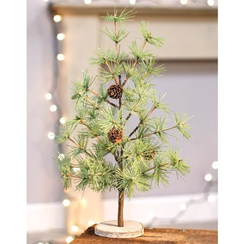 💙 Icy Tahoe Pine and Cones 15" Faux Tree