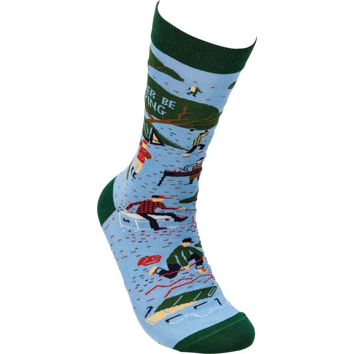 I'd Rather Be Camping Fun Socks - Image 2