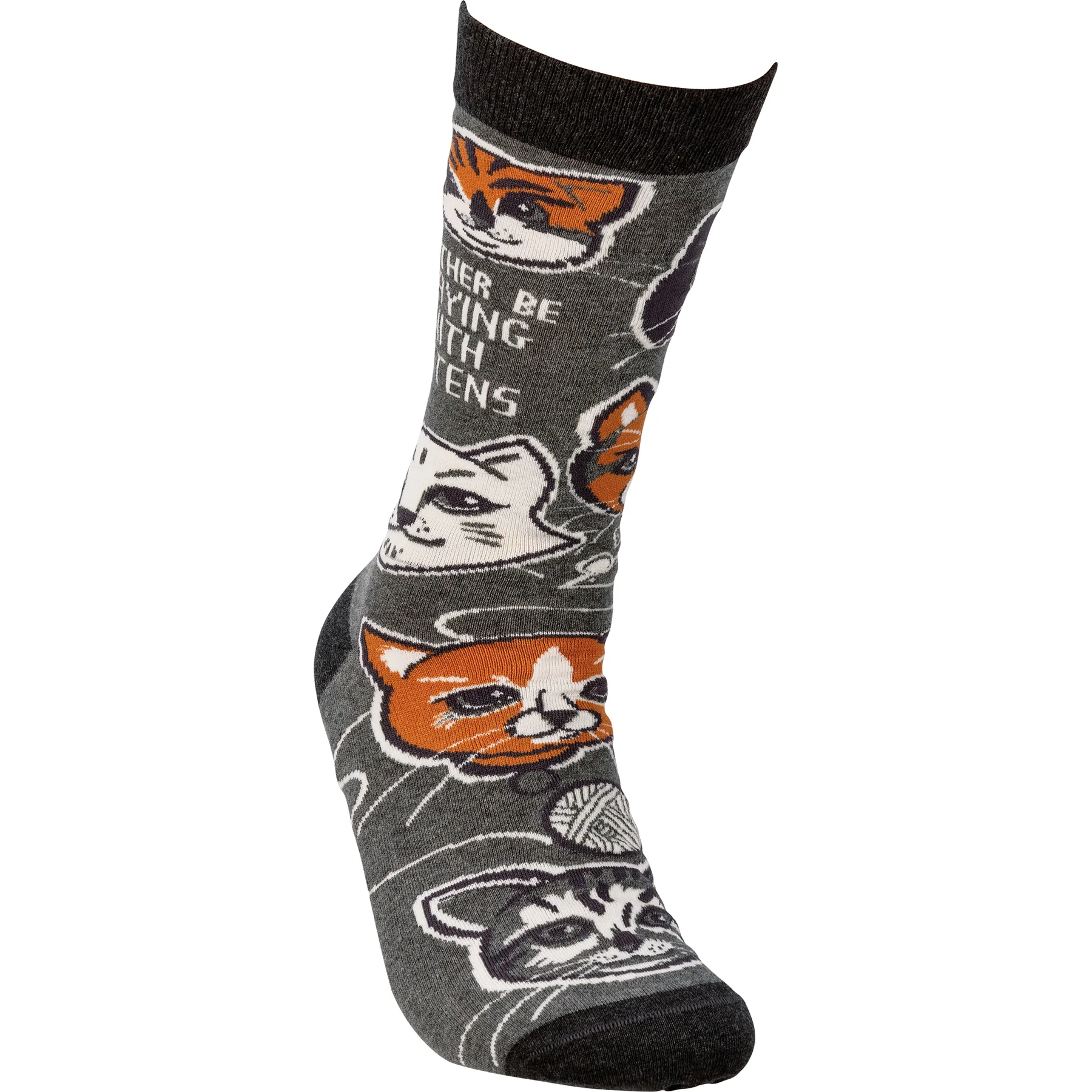 ๐ I'd Rather Be Playing With Kittens Unisex Fun Socks - Image 2