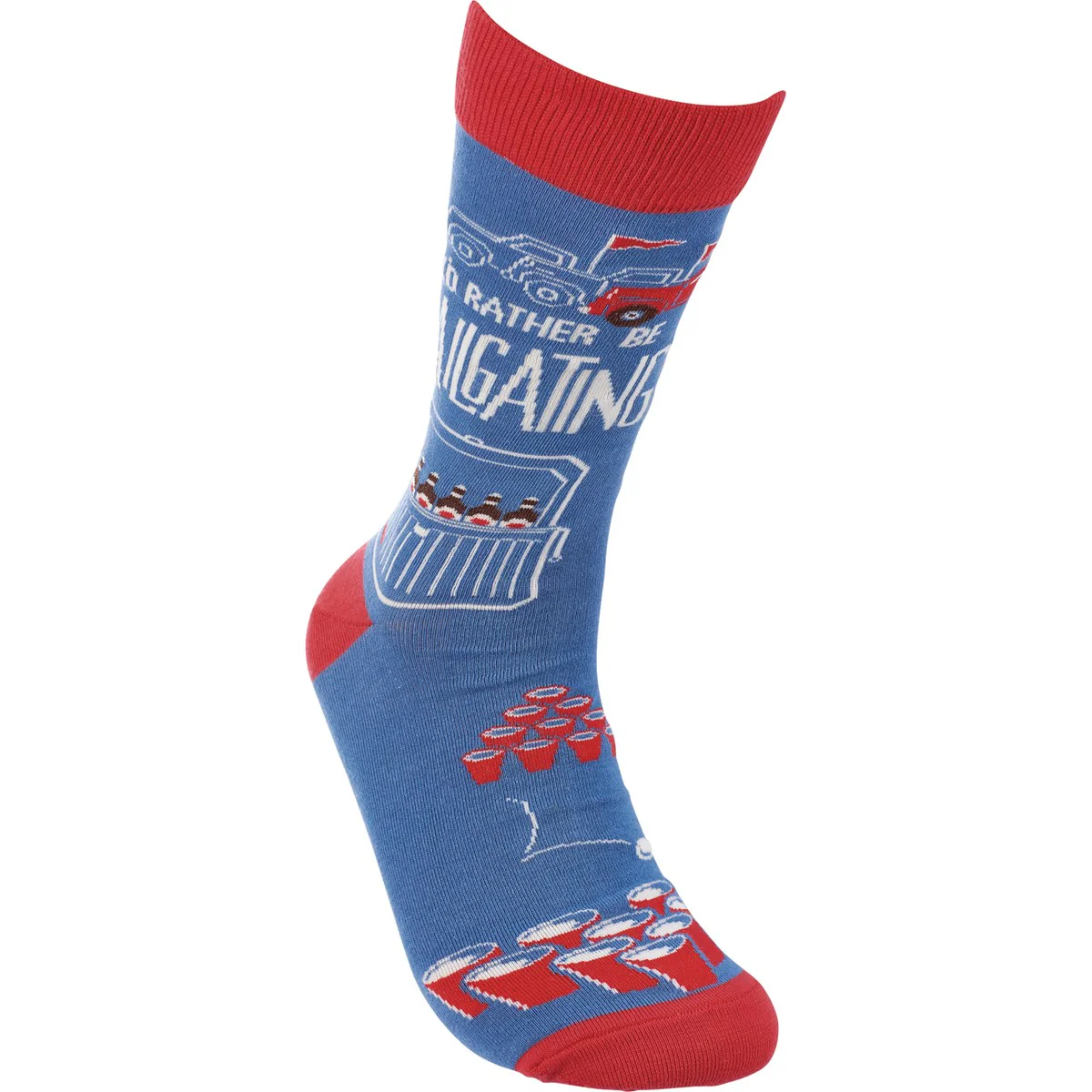 ๐ I'd Rather Be Tailgating Fun Novelty Socks - Image 4