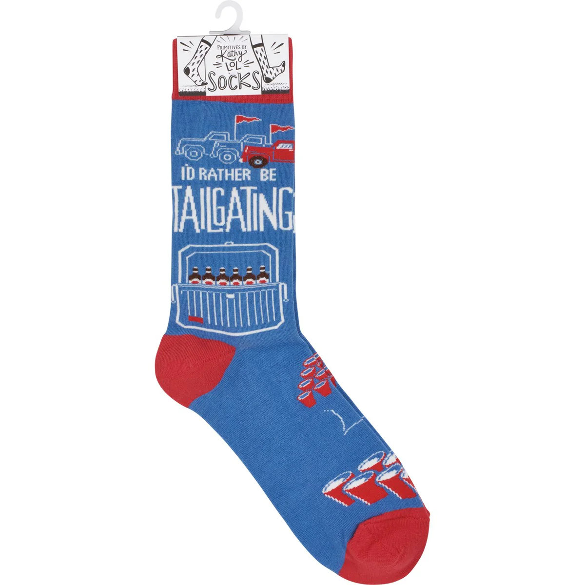 ๐ I'd Rather Be Tailgating Fun Novelty Socks - Image 5