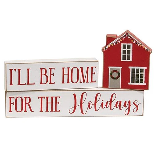 I'll Be Home For the Holidays Stacking Blocks - Image 2