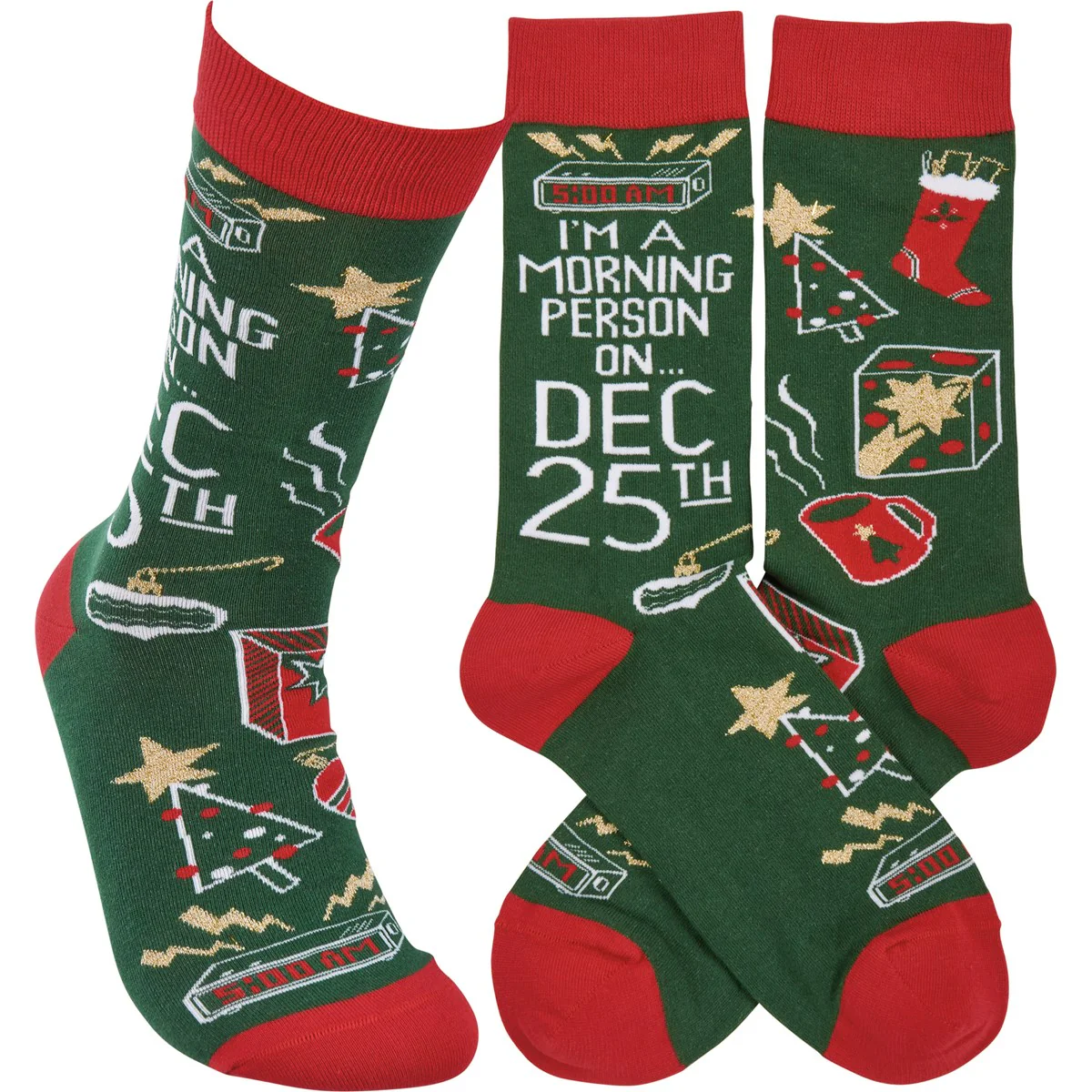 I'm A Morning Person On Dec 25th Fun Christmas Socks