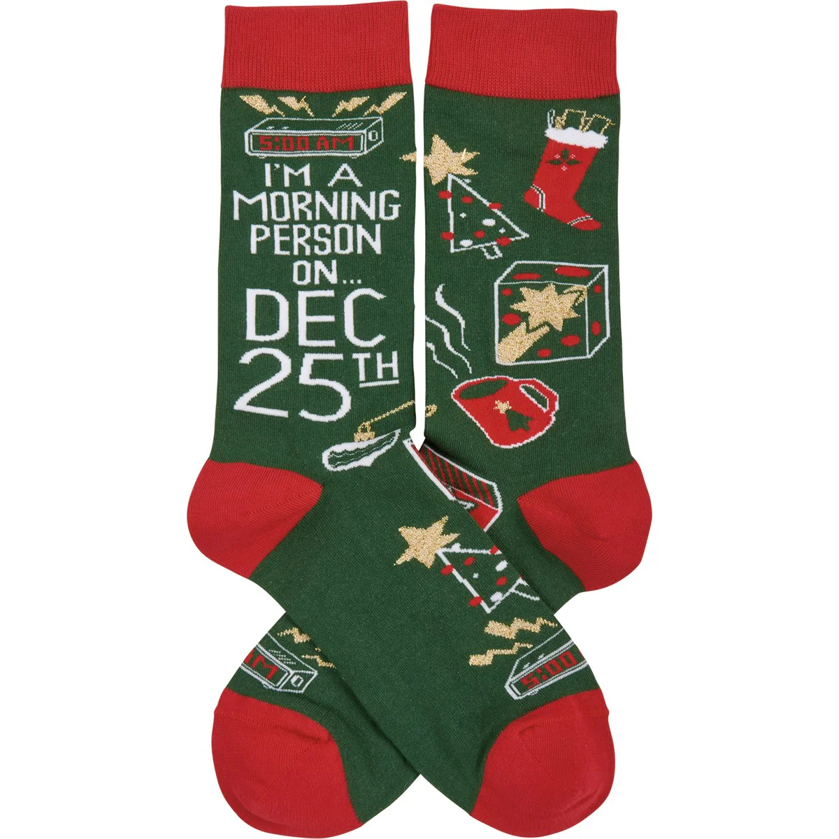 I'm A Morning Person On Dec 25th Fun Christmas Socks - Image 2