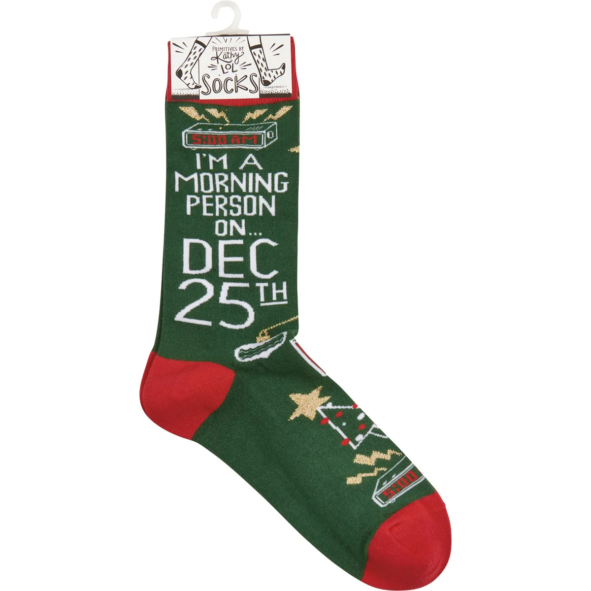 I'm A Morning Person On Dec 25th Fun Christmas Socks - Image 3
