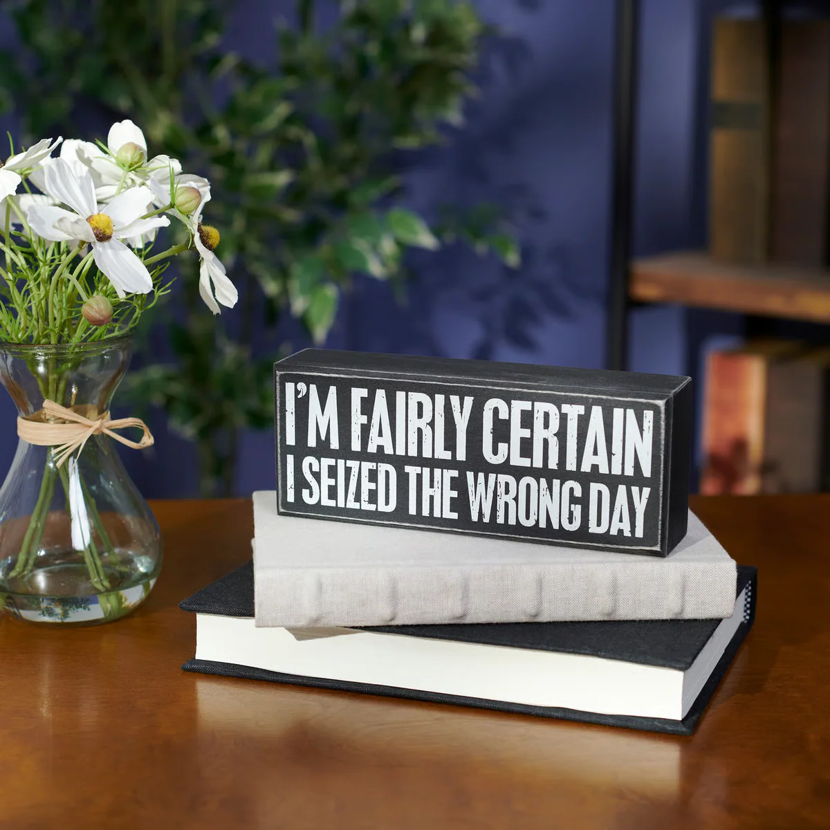I'm Fairly Certain I Seized The Wrong Day Box Sign - Image 2