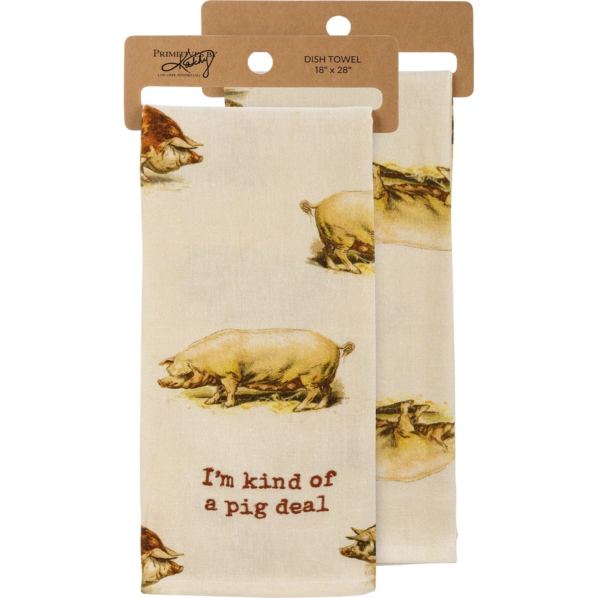 ๐ I'm Kind Of A Pig Deal Dish Towel - Image 3