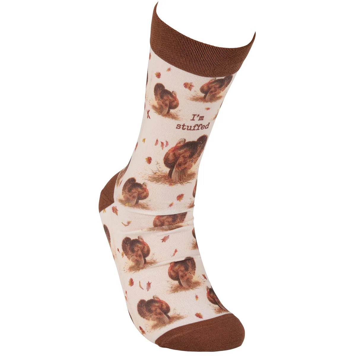 I'm Stuffed Turkey Fun Novelty Socks - Image 3