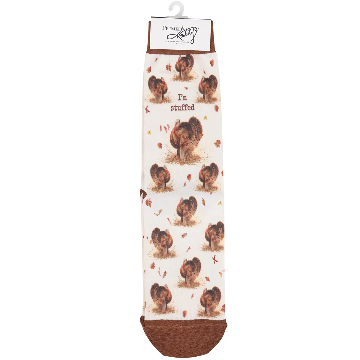 I'm Stuffed Turkey Fun Novelty Socks - Image 4