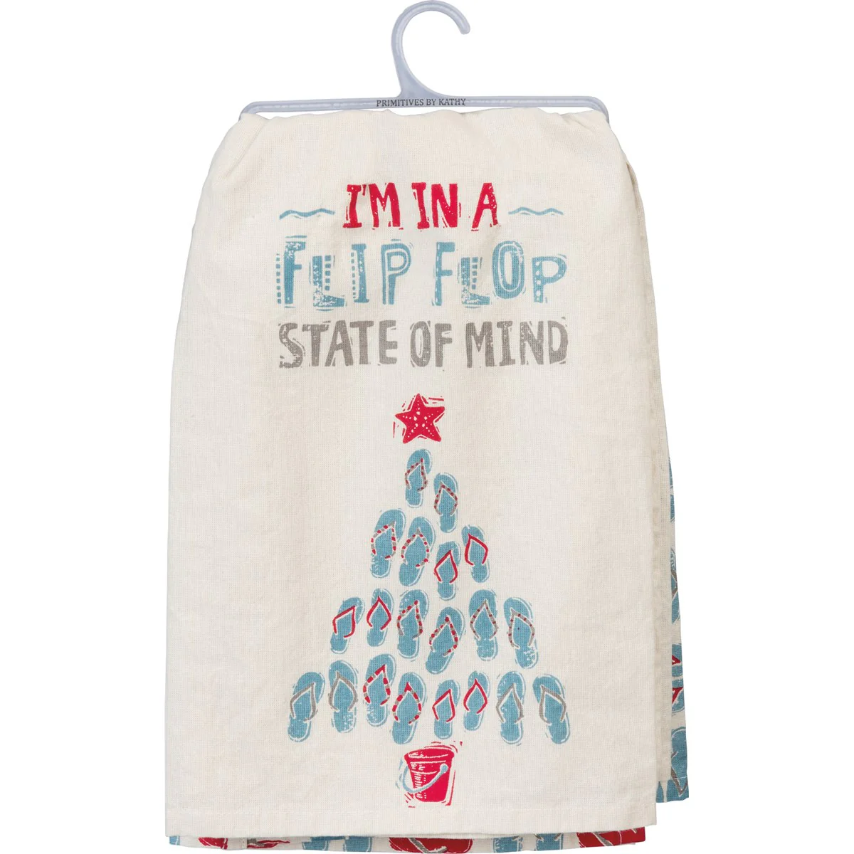 💙 In A Flip Flop State Of Mind Christmas Tree Kitchen Towel Set - Image 4