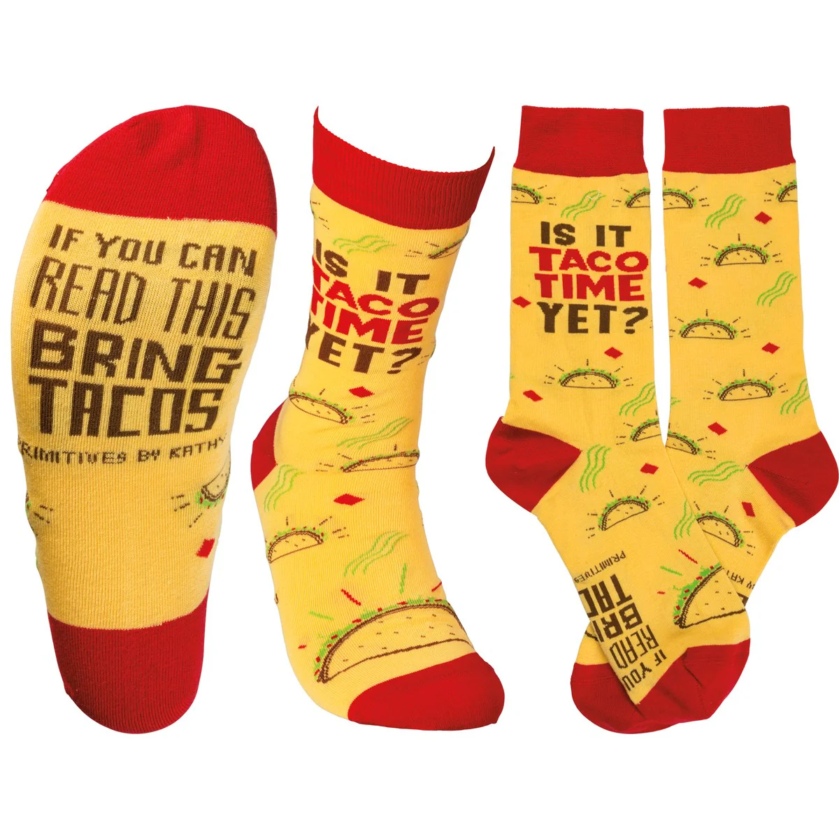 Is It Taco Time Yet? Unisex Fun Socks