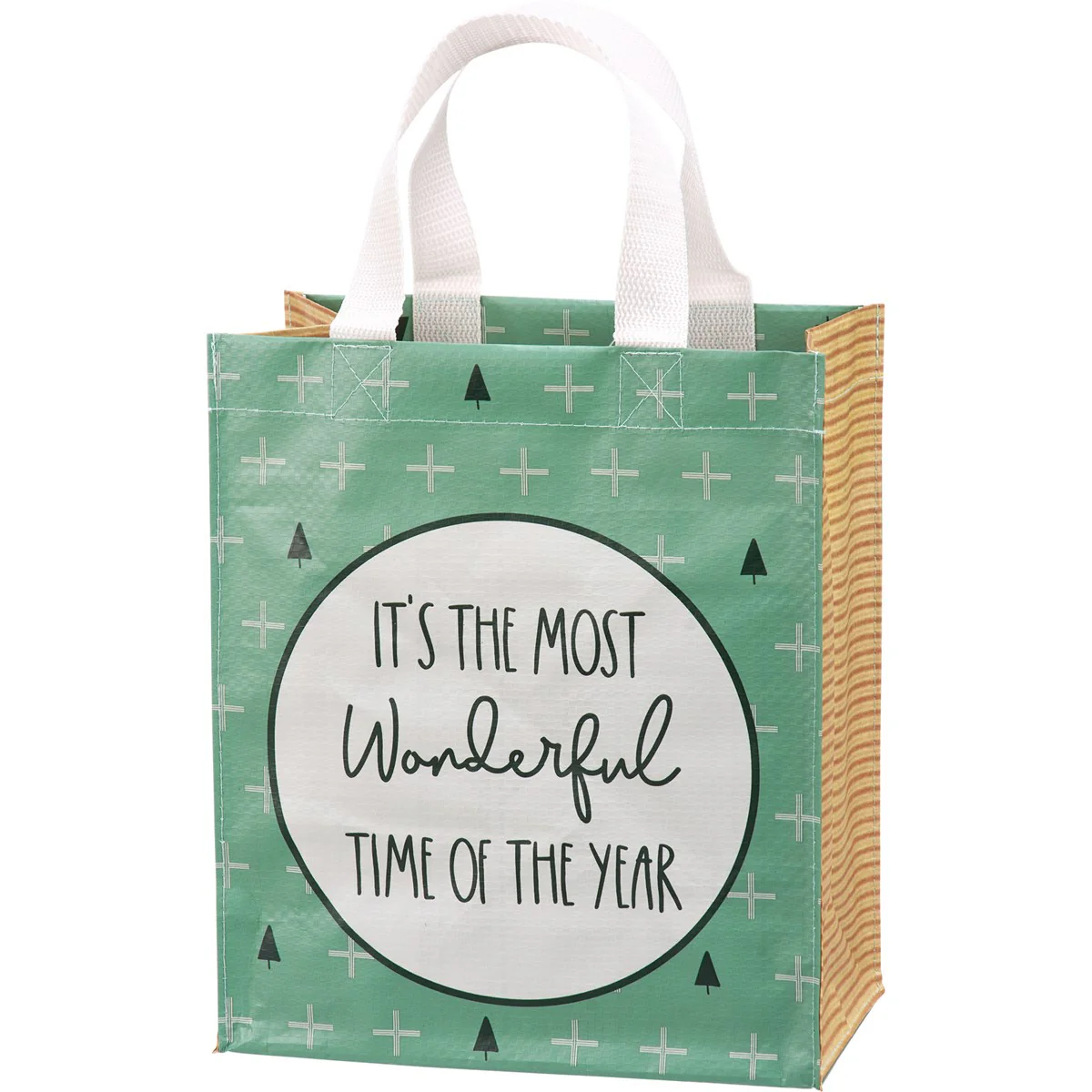 ๐ It's the Most Wonderful Time of the Year Christmas Market Tote - Image 3