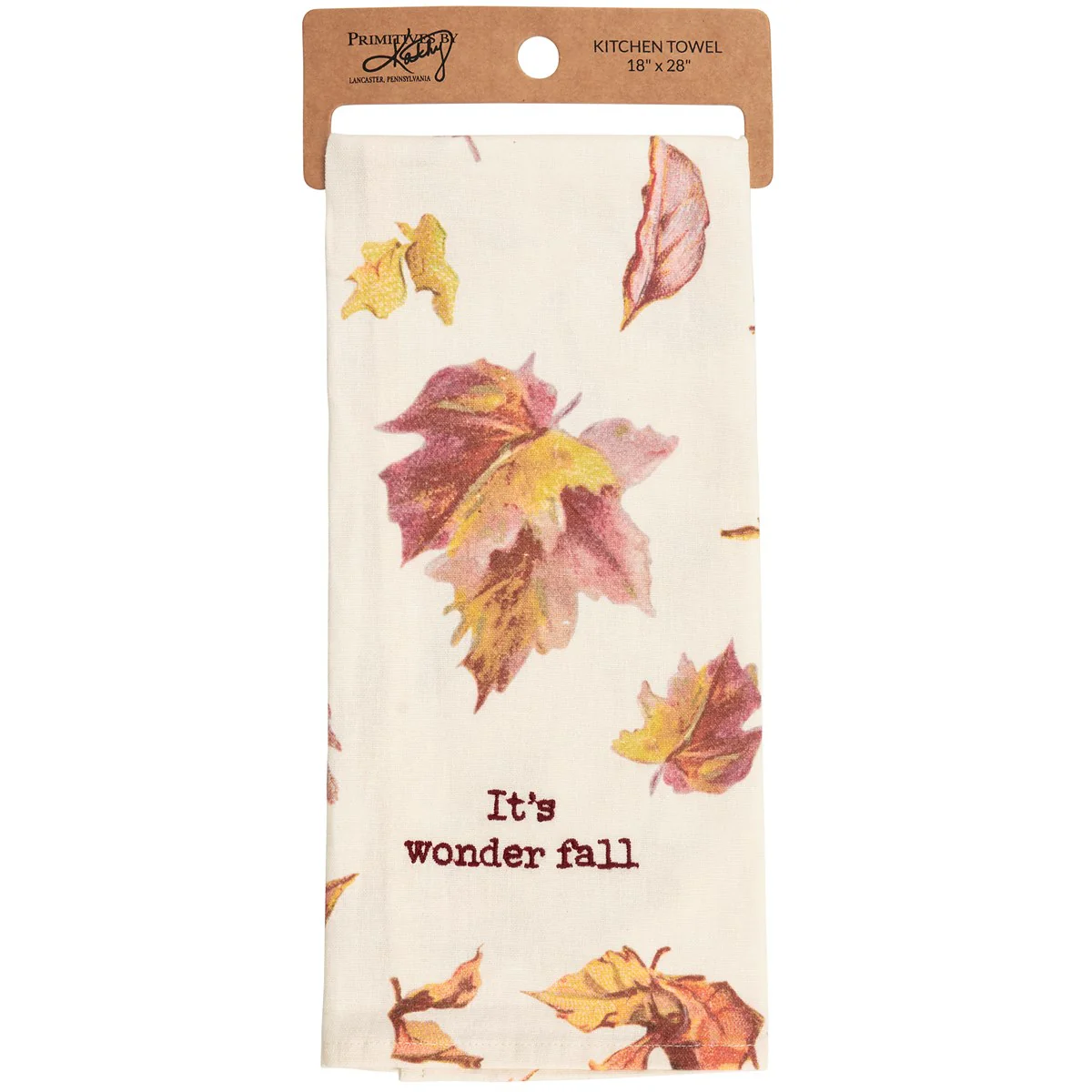 ๐ It's Wonder Fall Leaves Kitchen Towel