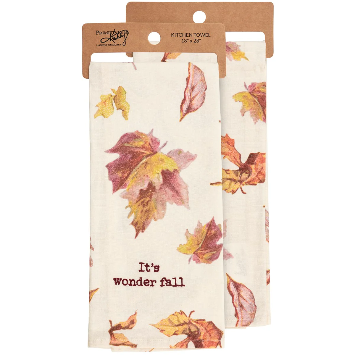 ๐ It's Wonder Fall Leaves Kitchen Towel - Image 2