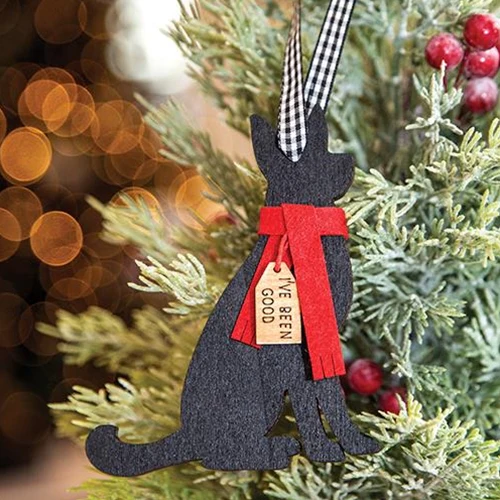 ๐ I've Been Good German Shepherd Dog Ornament - Image 2