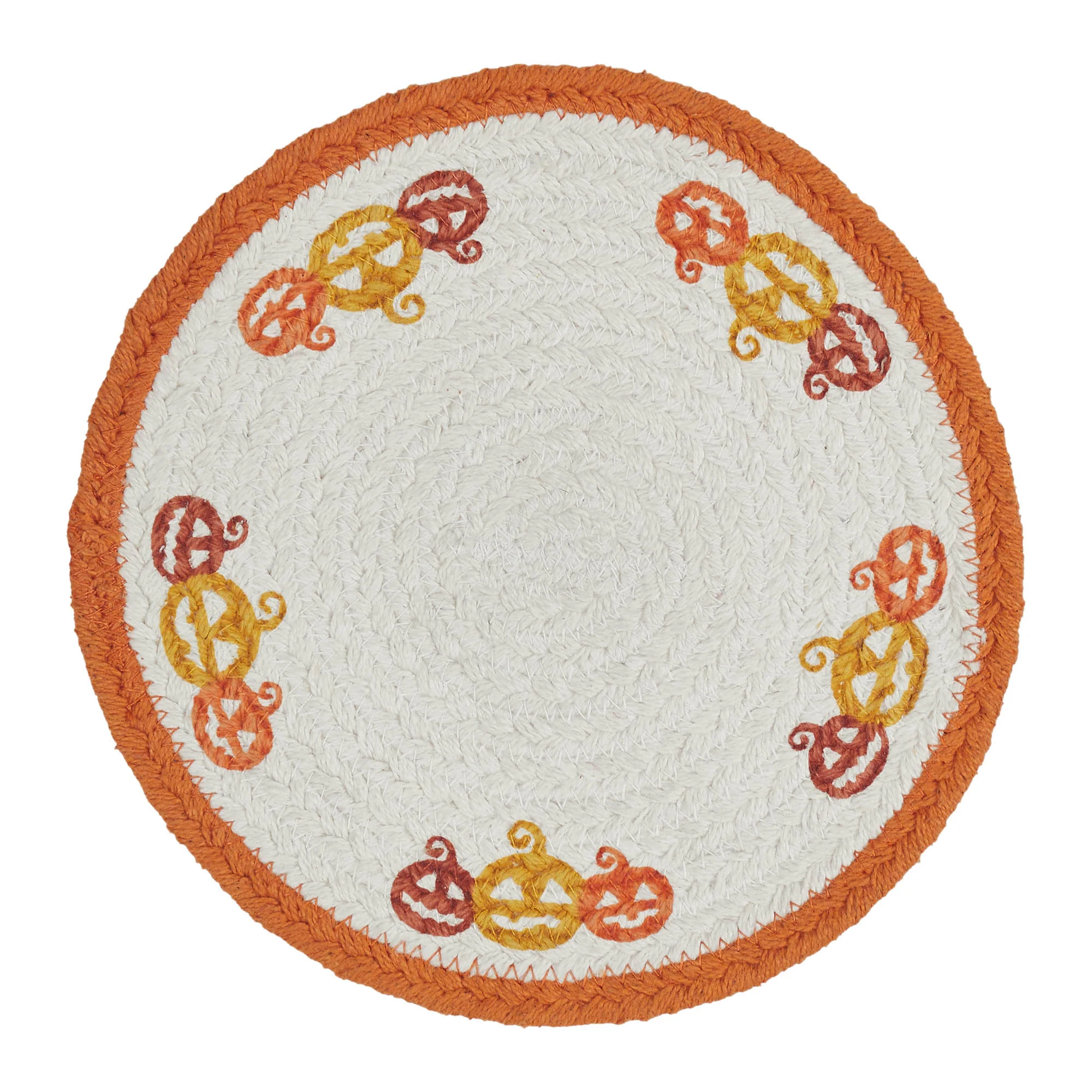 Jack O' Lantern Halloween Stencil 8" Trivet - Image 2