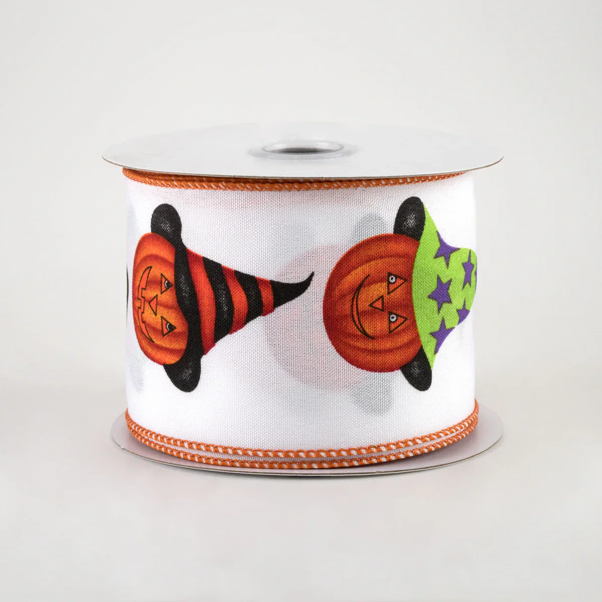 Jack-O-Lantern Witch Hat Ribbon 2.5" x 10 yards - Image 2
