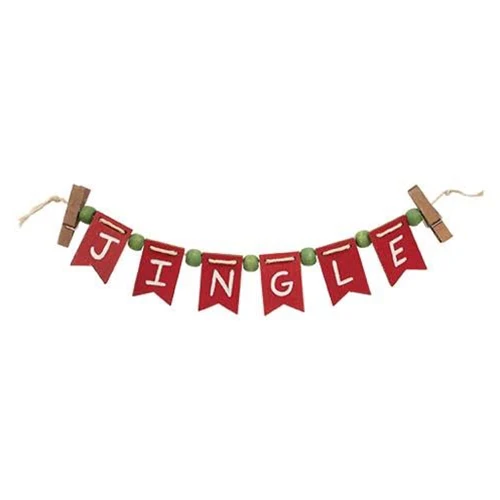 Jingle Mini Clip 9" Christmas Banner