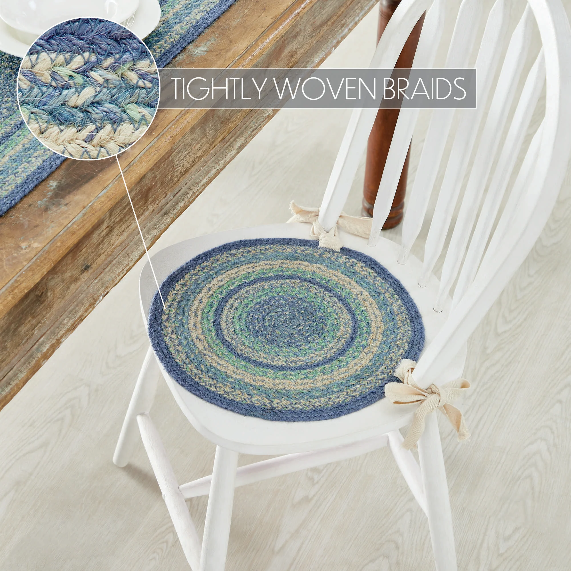jolie Jute Chair Pad 15" Diameter - Image 3
