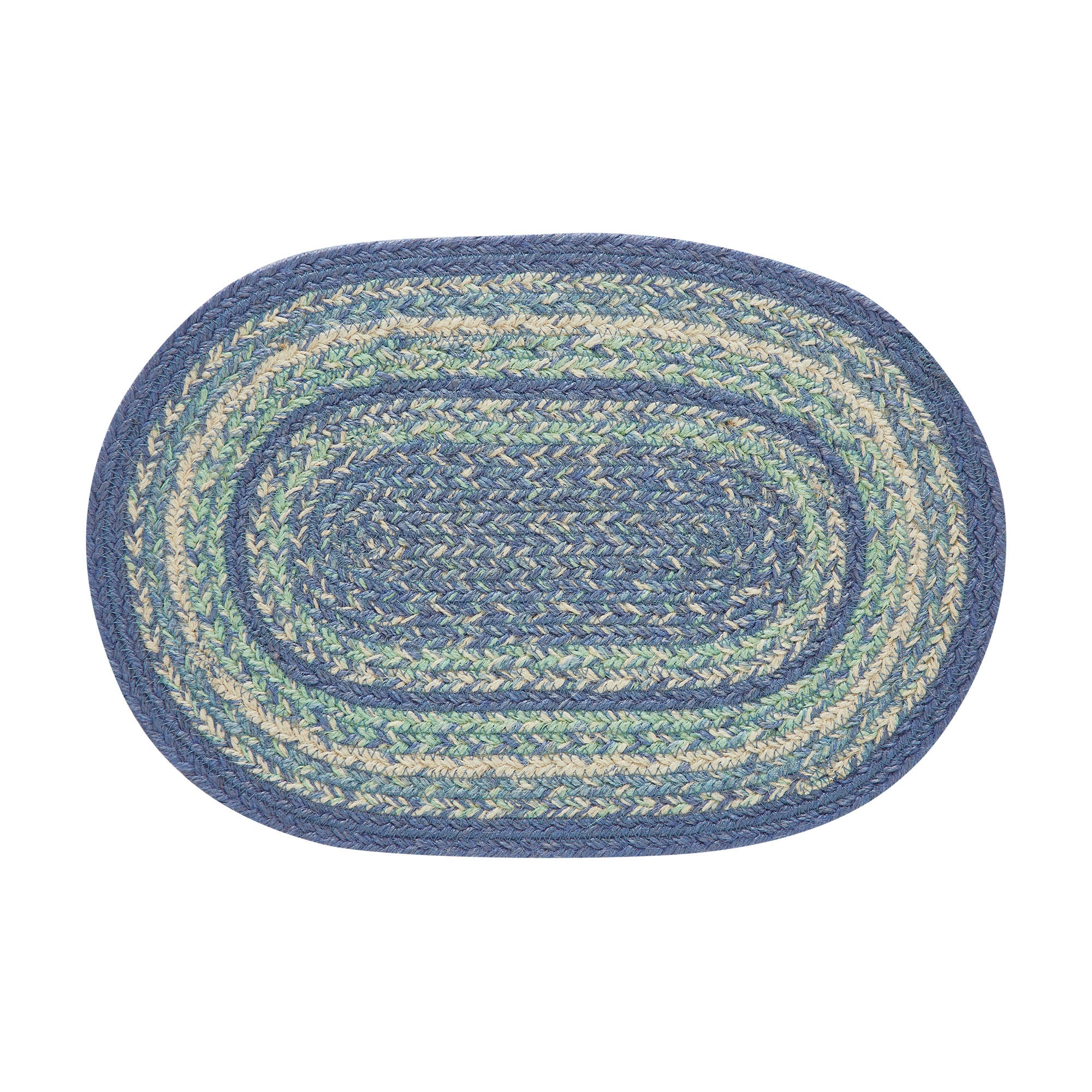 Jolie Jute Oval Placemat 10" x 15" - Image 2