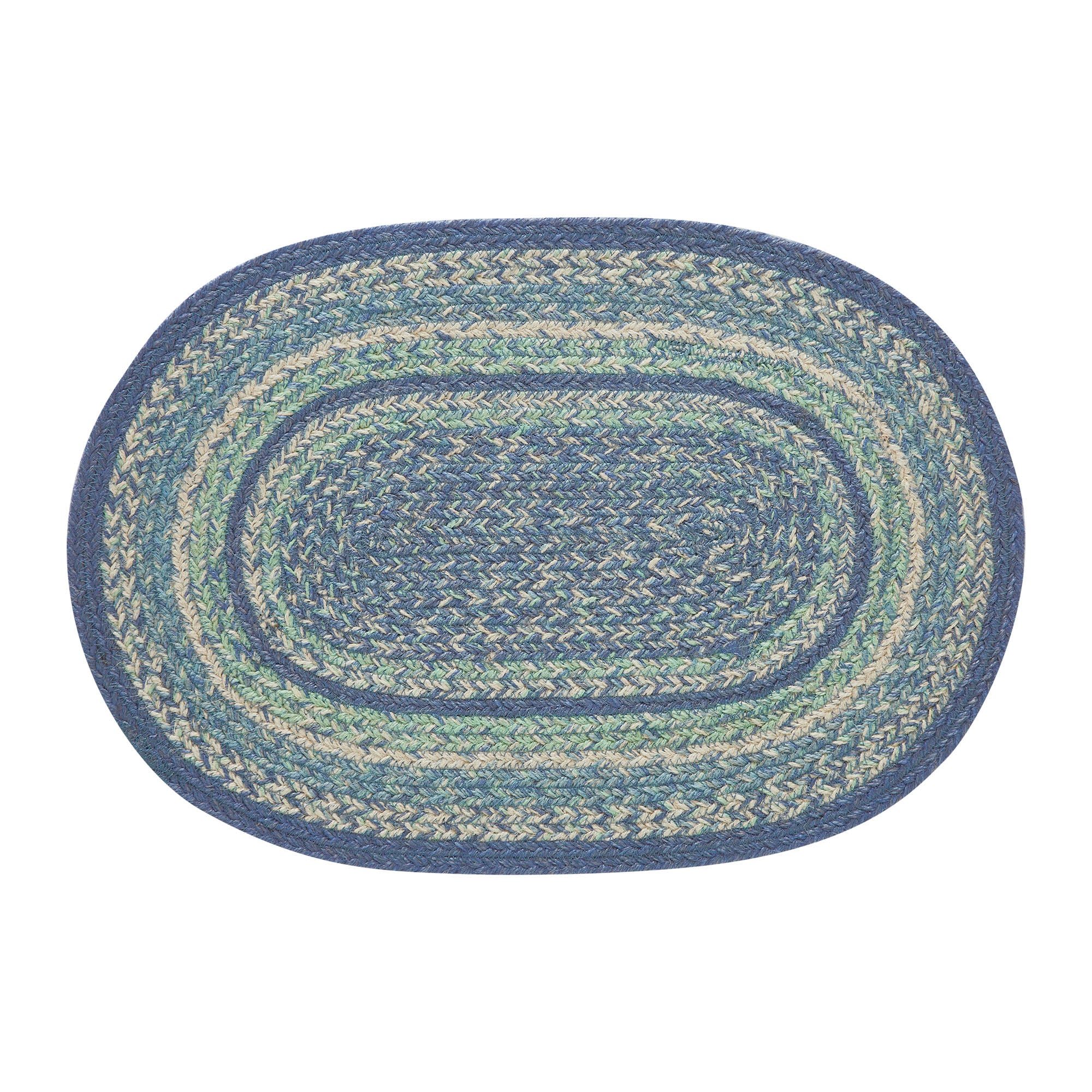 Jolie Jute Oval Placemat 13" x 19" - Image 2