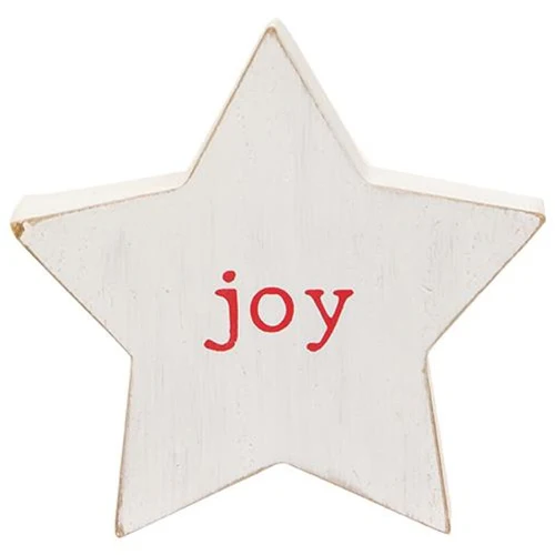 Joy Mini White Star Block
