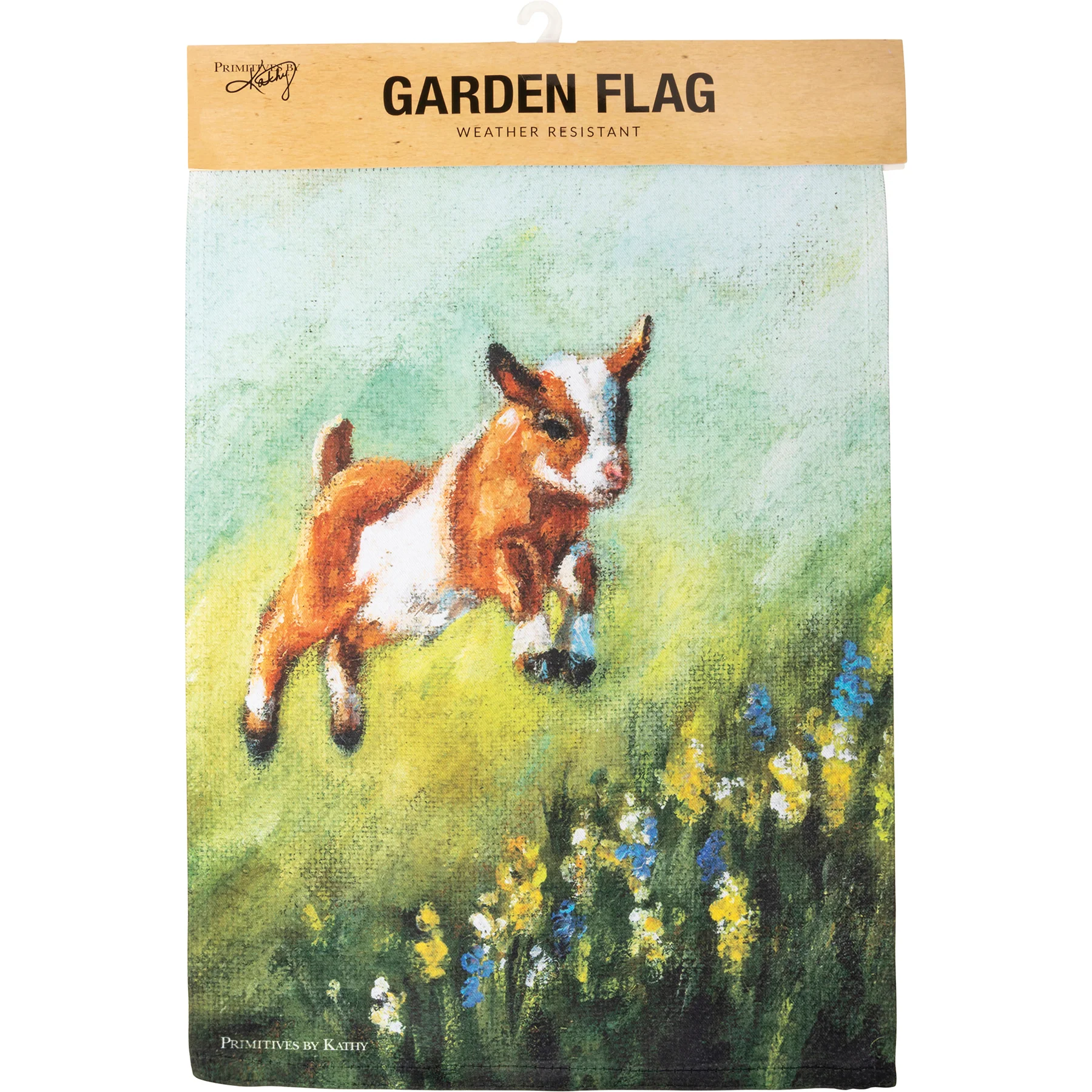๐ Jumping Goat Farmhouse Garden Flag - Image 3