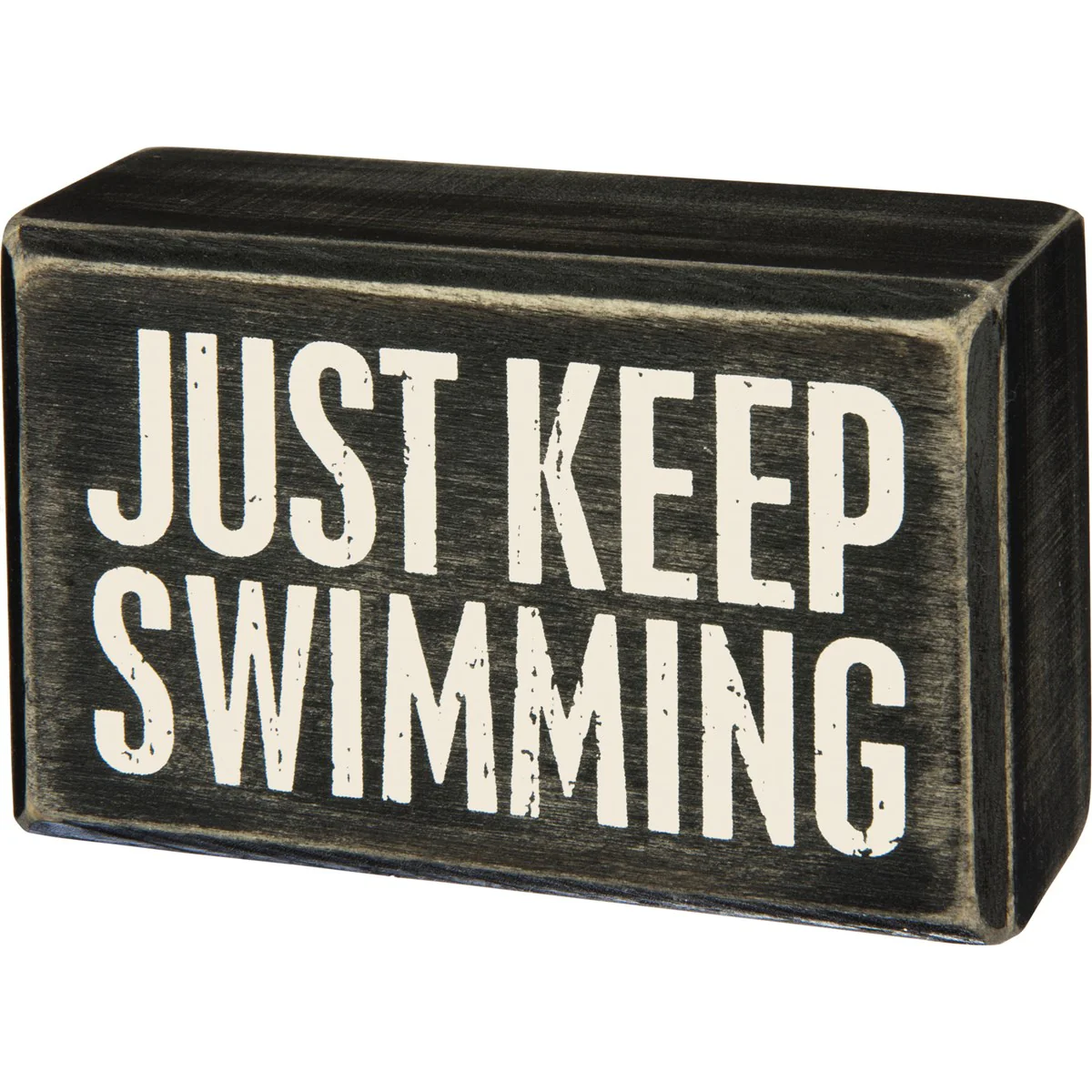 Just Keep Swimming Mini Box Sign