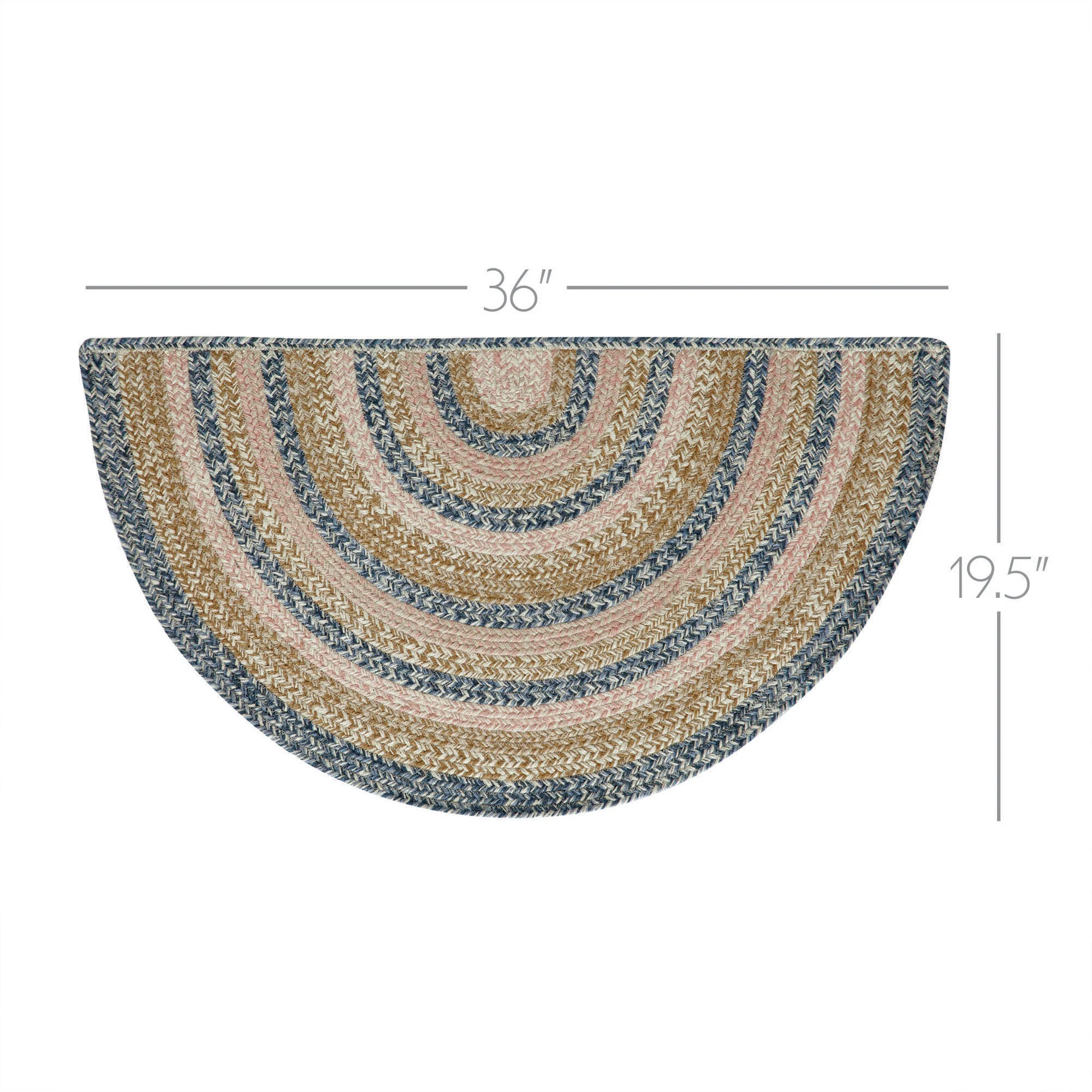 Kaila Jute Half Circle 36" Rug - Image 3